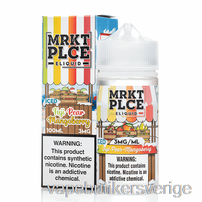 Vape Sverige Is Fuji Päron Mangoberry - Mrkt Plce - 100ml 0mg